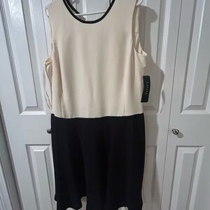 Ralph Lauren - black and white dress